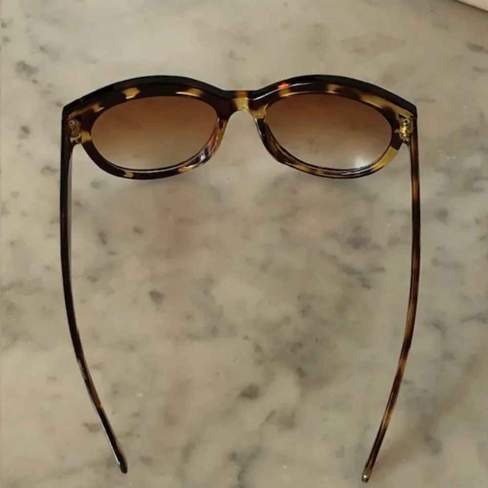 JANIE AND JACK Tortoise Cat Eye Variegated Sunglasses
